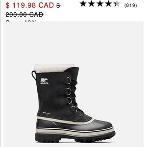 Sorel Caribou Boots size 10